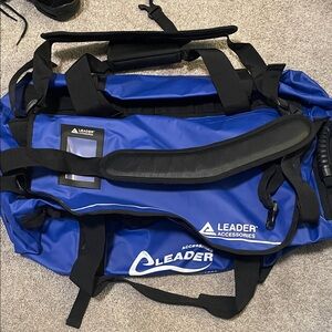 Leader Accessories Blue Waterproof Duffel Bag